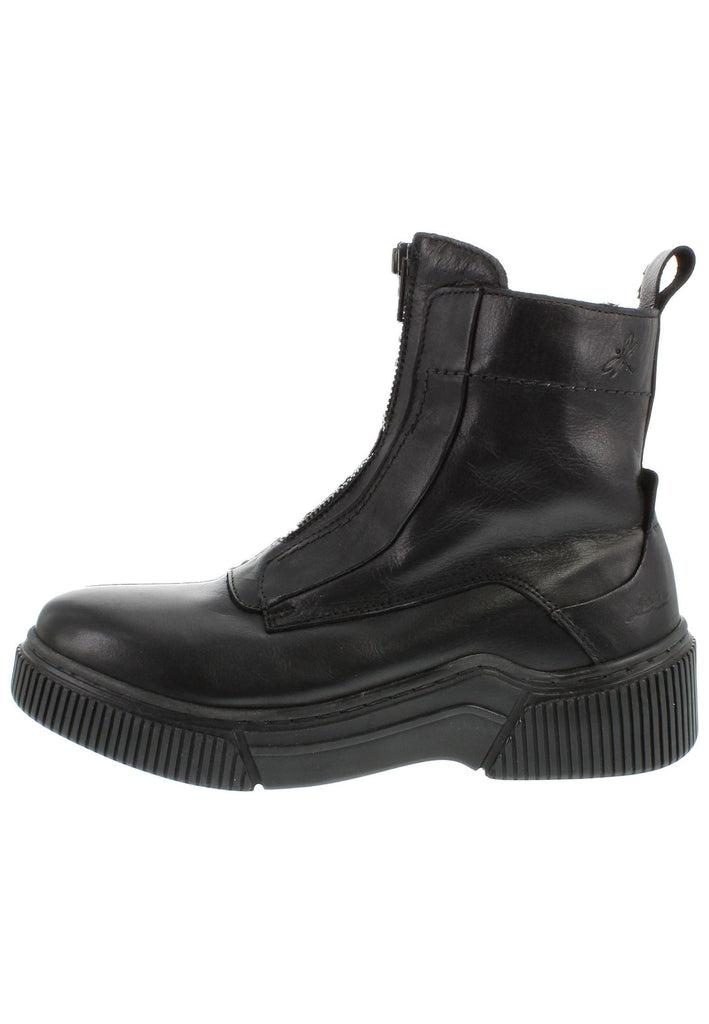 Stiefeletten Libelle Stiefelette Leder/Textil Schwarz