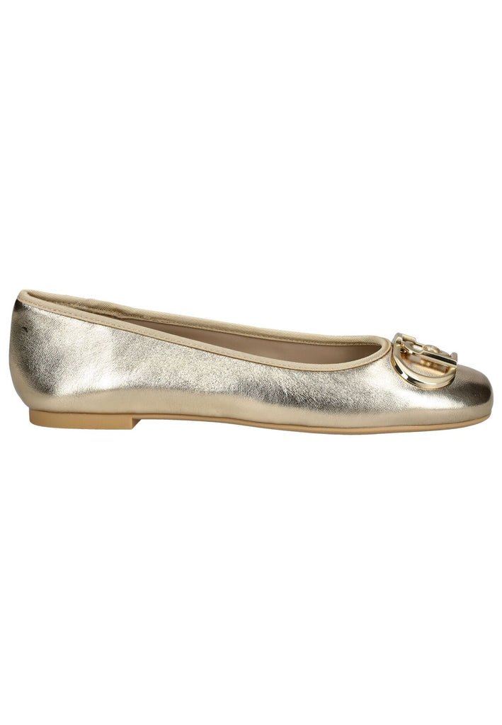 Liu Jo Ballerinas Leder Gold