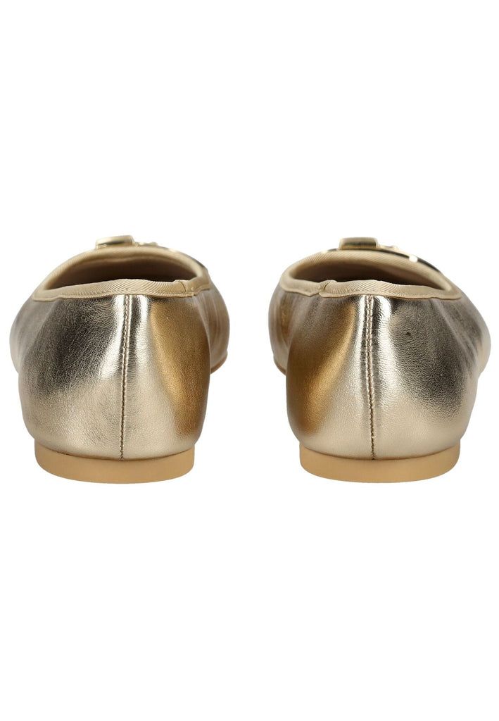 Liu Jo Ballerinas Leder Gold
