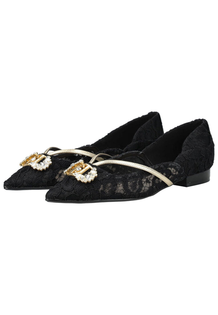 Liu Jo Ballerinas Polyester Schwarz/Gold