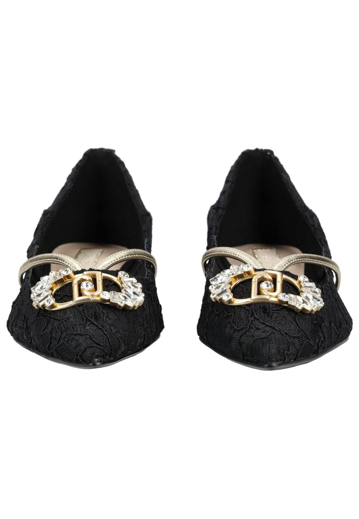 Liu Jo Ballerinas Polyester Schwarz/Gold