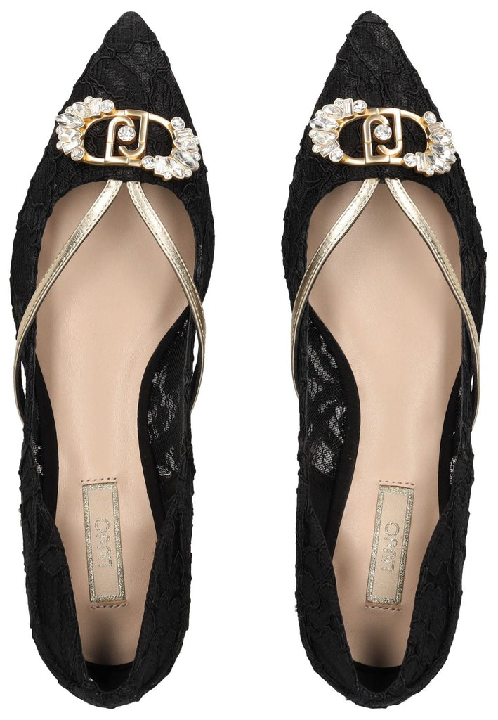 Liu Jo Ballerinas Polyester Schwarz/Gold