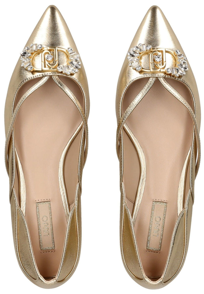 Liu Jo Ballerinas PU Gold