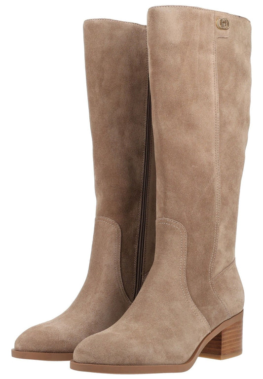 Liu Jo Stiefel Veloursleder Taupe