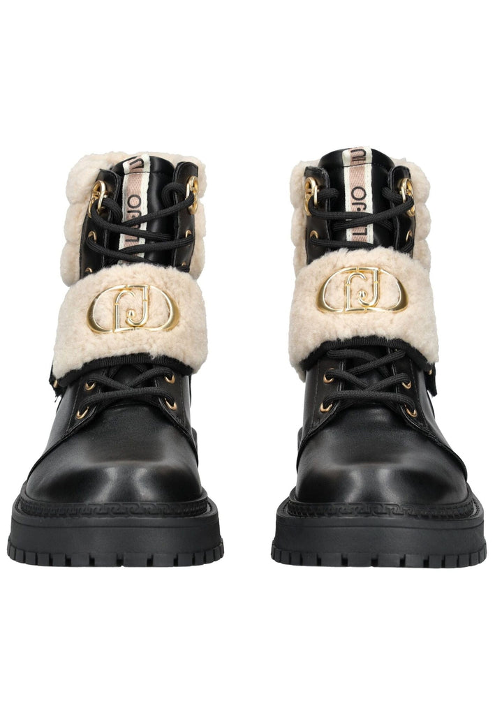 Liu Jo Stiefelette Leder/Fell Schwarz