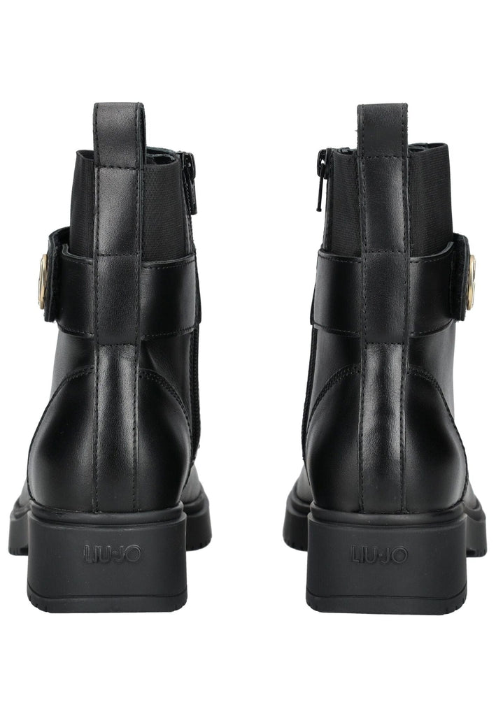 Liu Jo Stiefelette Leder/Textil Schwarz