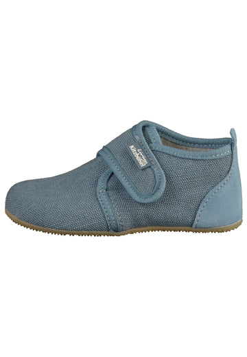 Pantoletten Living Kitzbühel Hausschuhe Leder/Textil Jeans