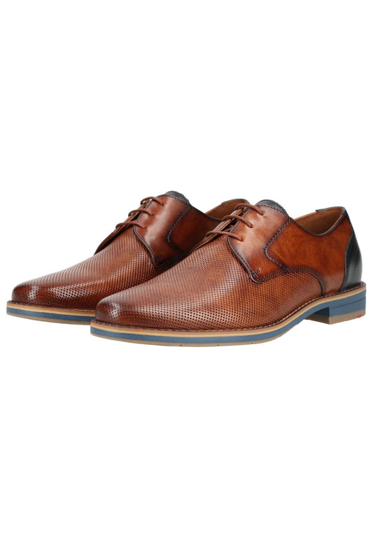 Lloyd Businessschuhe Glattleder Braun/Blau
