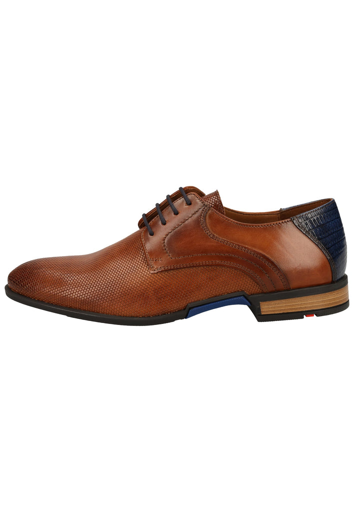 Lloyd Businessschuhe Leder Cognac/Navy