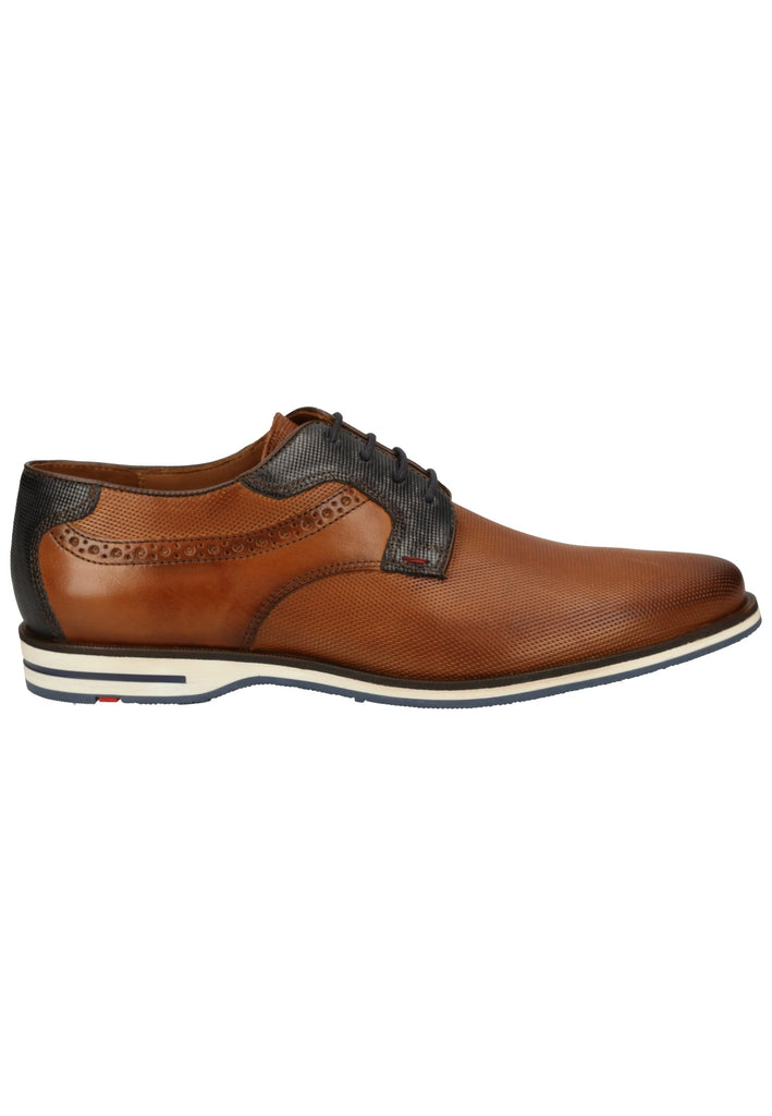 Lloyd Halbschuhe Leder Cognac