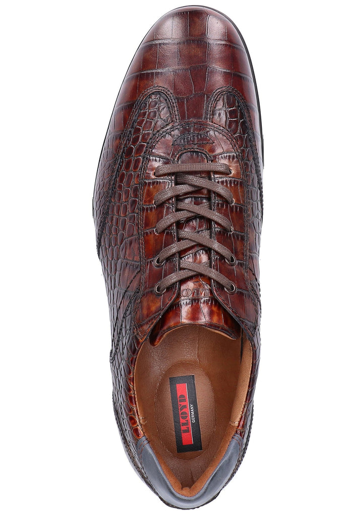 Lloyd Halbschuhe Leder Cognac