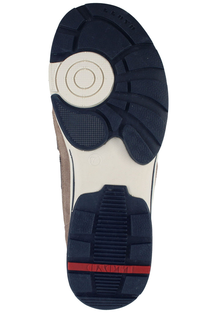 Lloyd Halbschuhe Leder/Textil Grau