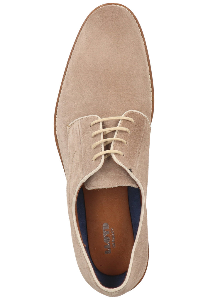 Lloyd Halbschuhe Veloursleder Hellbraun