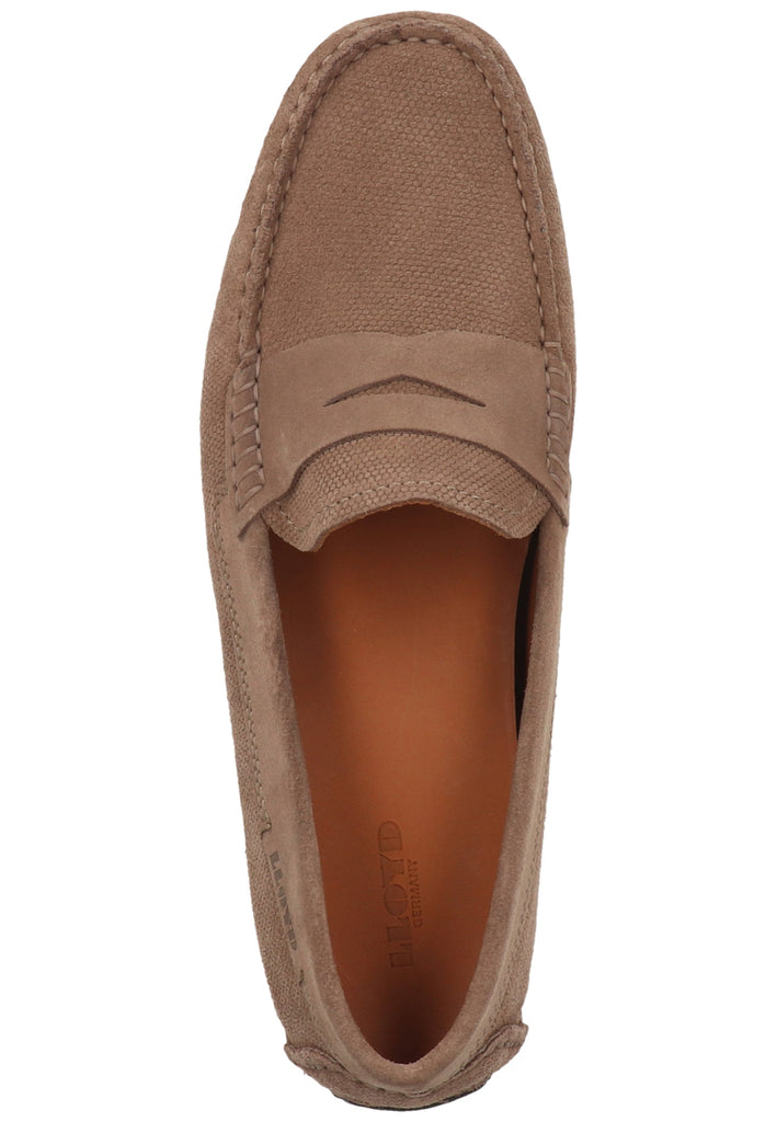 Lloyd Mokassin Veloursleder Taupe