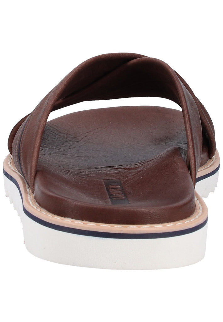 Lloyd Pantoletten Glattleder Kaffee