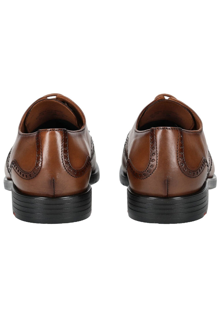 LLOYD SELECTED Businessschuhe Glattleder Cognac
