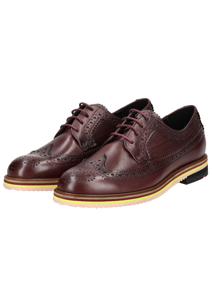 LLOYD SELECTED Halbschuhe Glattleder Cherry