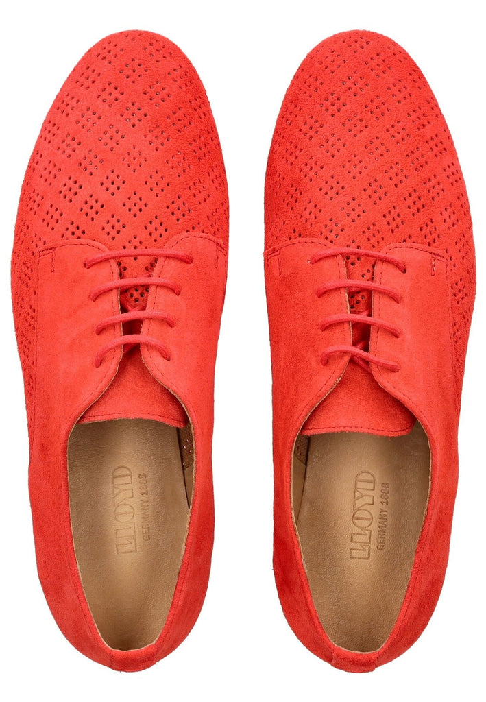 LLOYD SELECTED Halbschuhe Leder Rot