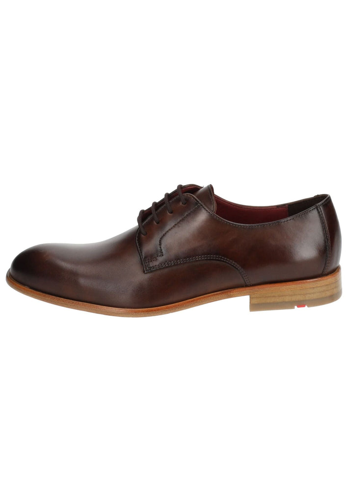 Halbschuhe LLOYD SELECTED Businessschuhe Glattleder Dunkelbraun