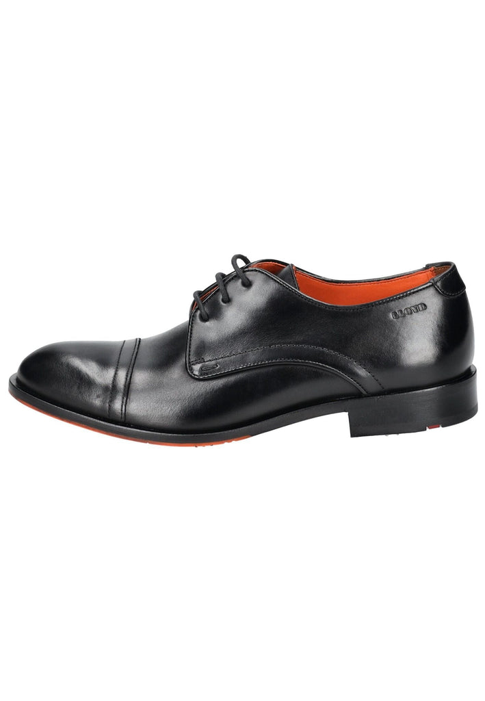 Halbschuhe LLOYD SELECTED Businessschuhe Glattleder Schwarz