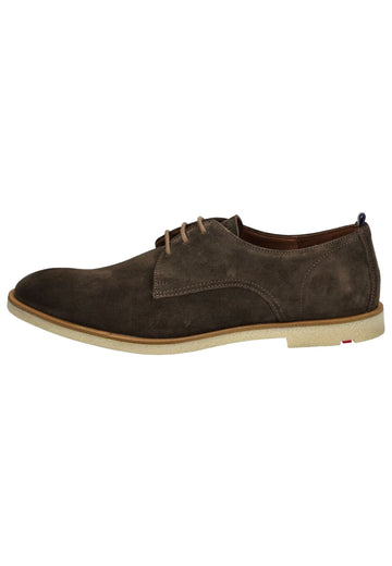 Halbschuhe LLOYD SELECTED Businessschuhe Veloursleder Tabacco