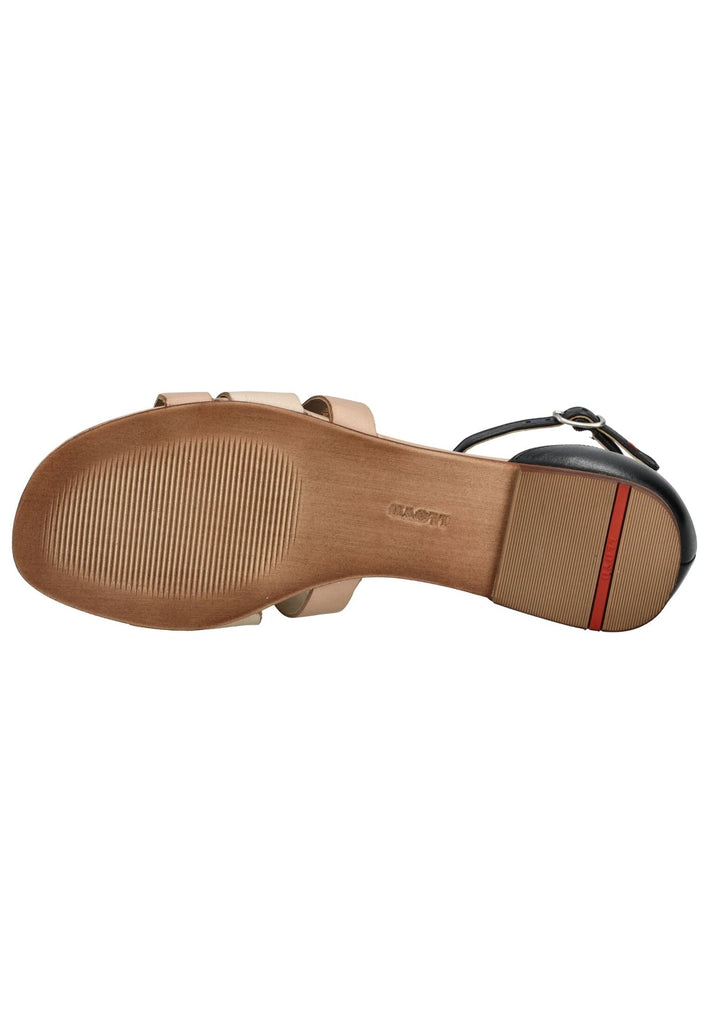 LLOYD SELECTED Sandalen Glattleder Schwarz/Braun