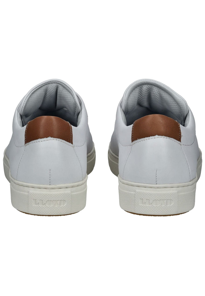 LLOYD SELECTED Sneaker Glattleder Weiß/Braun