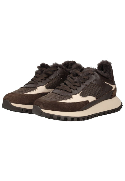 LLOYD SELECTED Sneaker Leder/Textil Moro Warmfutter