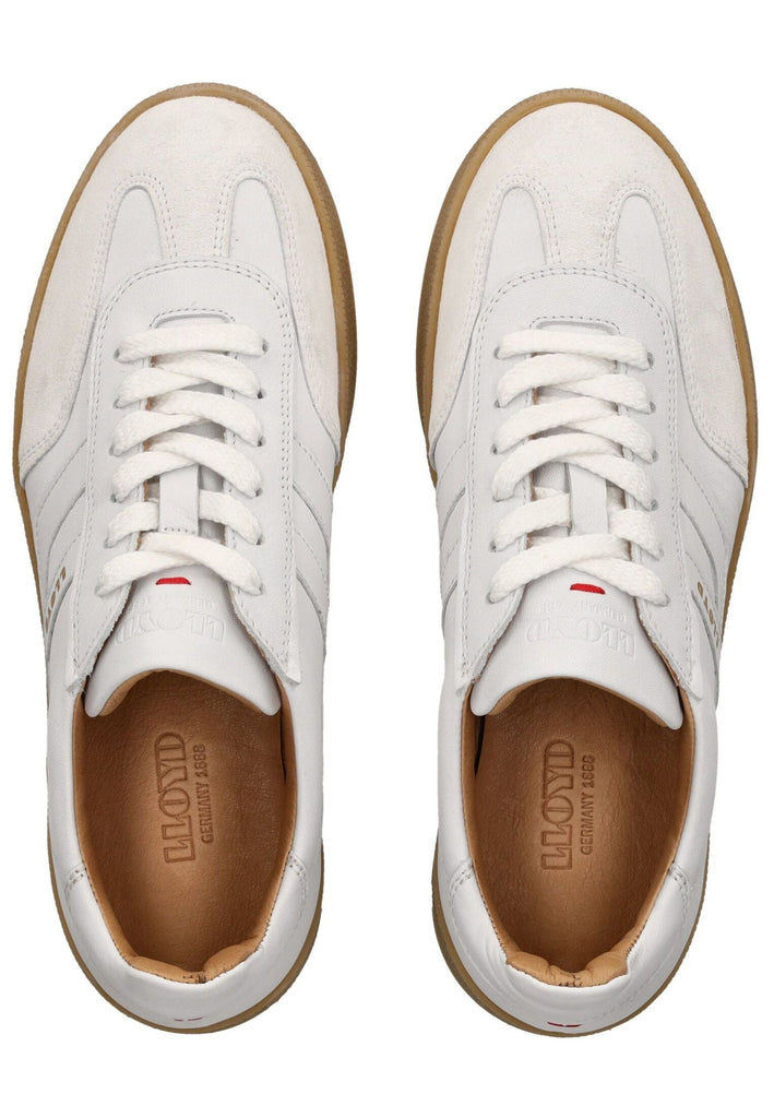 LLOYD SELECTED Sneaker Leder Weiß Kombi