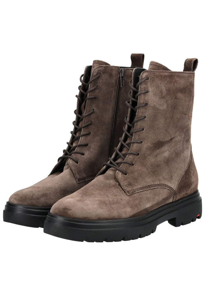 LLOYD SELECTED Stiefel Veloursleder Moro Warmfutter