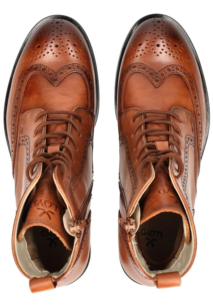 LLOYD SELECTED Stiefelette Glattleder Hazelnut
