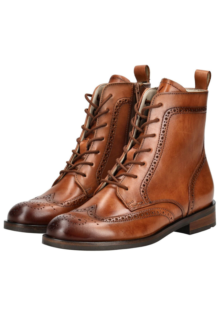 LLOYD SELECTED Stiefelette Glattleder Hazelnut
