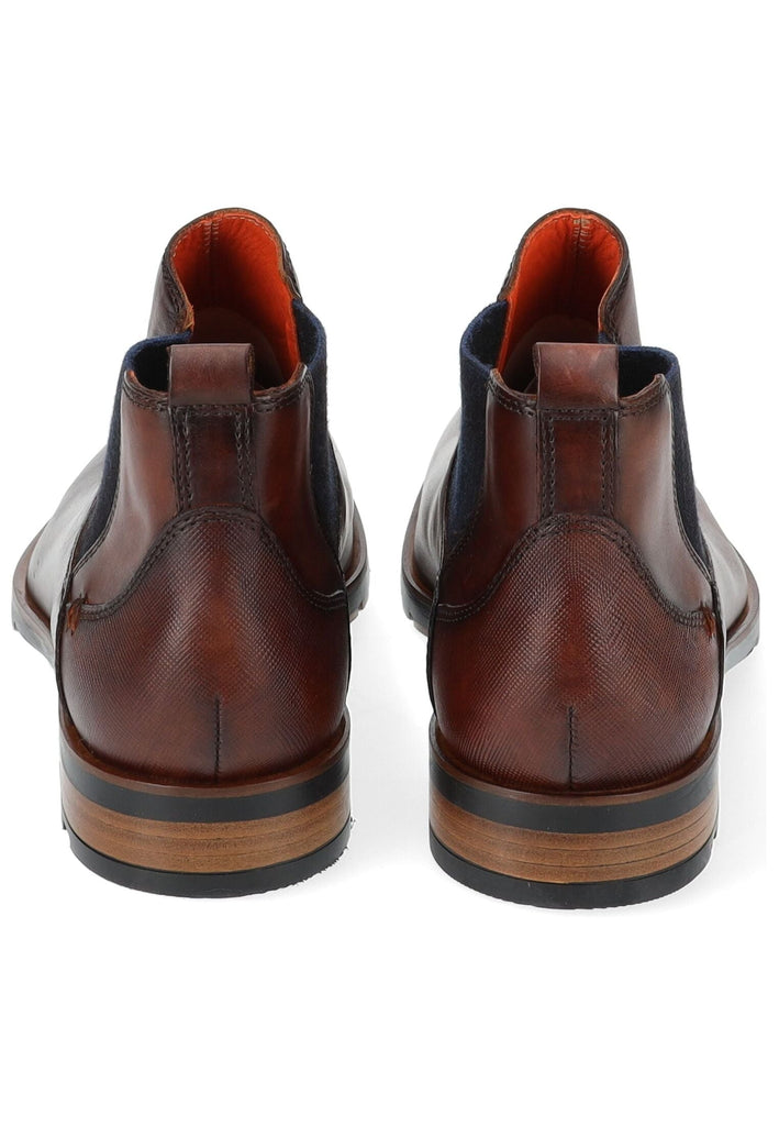 LLOYD SELECTED Stiefelette Leder/Textil Brandy