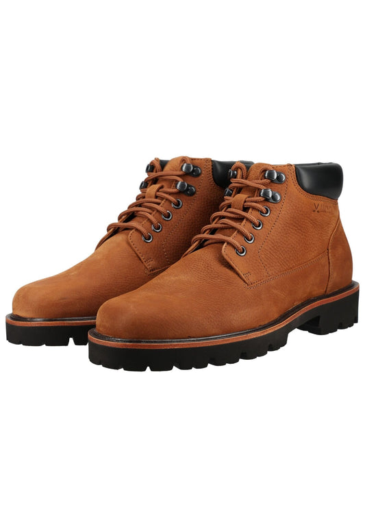 LLOYD SELECTED Stiefelette Leder/Textil Camel