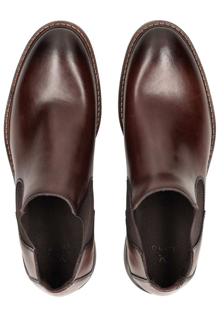 LLOYD SELECTED Stiefelette Leder/Textil Chocolate