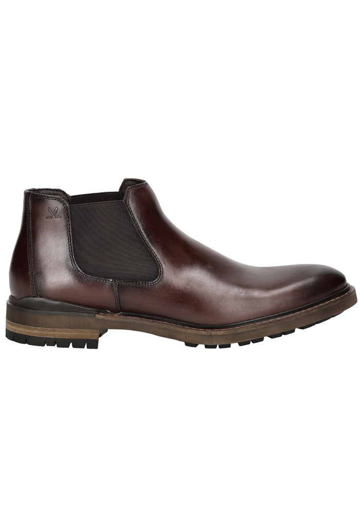 LLOYD SELECTED Stiefelette Leder/Textil Chocolate