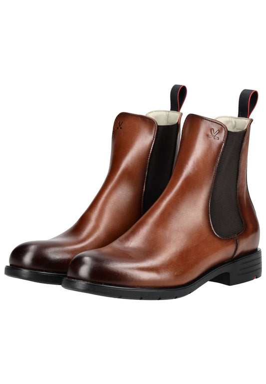 LLOYD SELECTED Stiefelette Leder/Textil Dunkelbraun