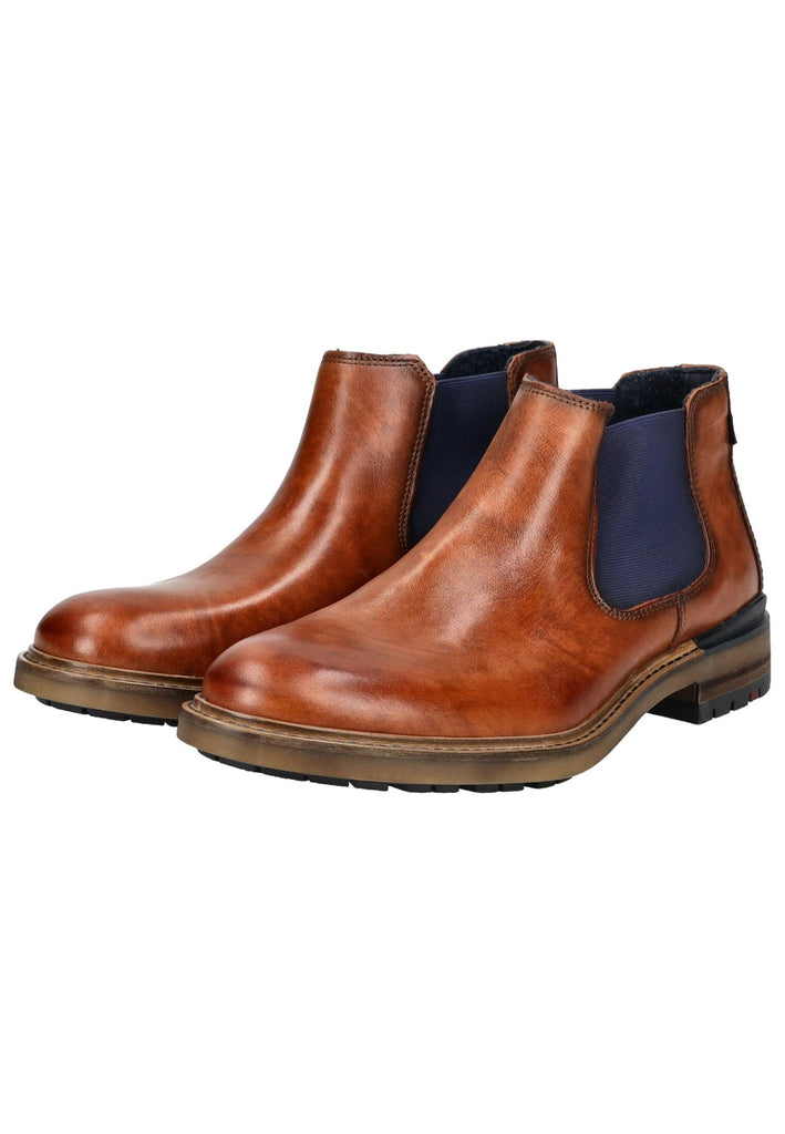 LLOYD SELECTED Stiefelette Leder/Textil Nussbraun