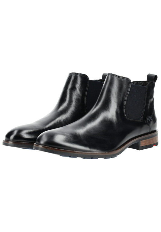 LLOYD SELECTED Stiefelette Leder/Textil Schwarz