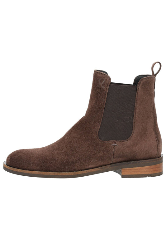 LLOYD SELECTED Stiefelette Veloursleder/Textil Dunkelbraun