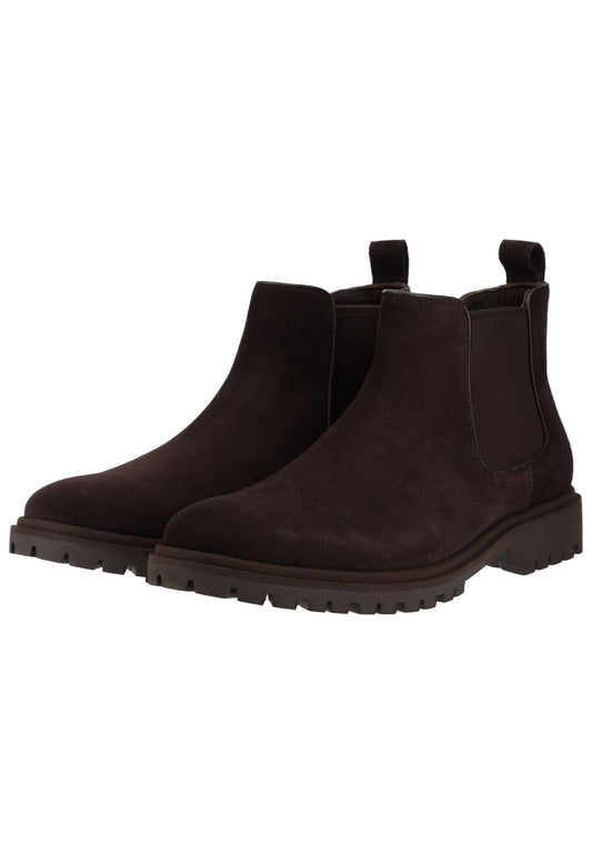 LLOYD SELECTED Stiefelette Veloursleder/Textil Dunkelbraun