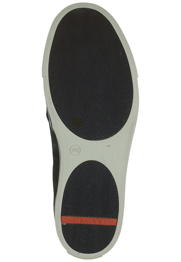 Lloyd Slipper Leder Navy/Weiß