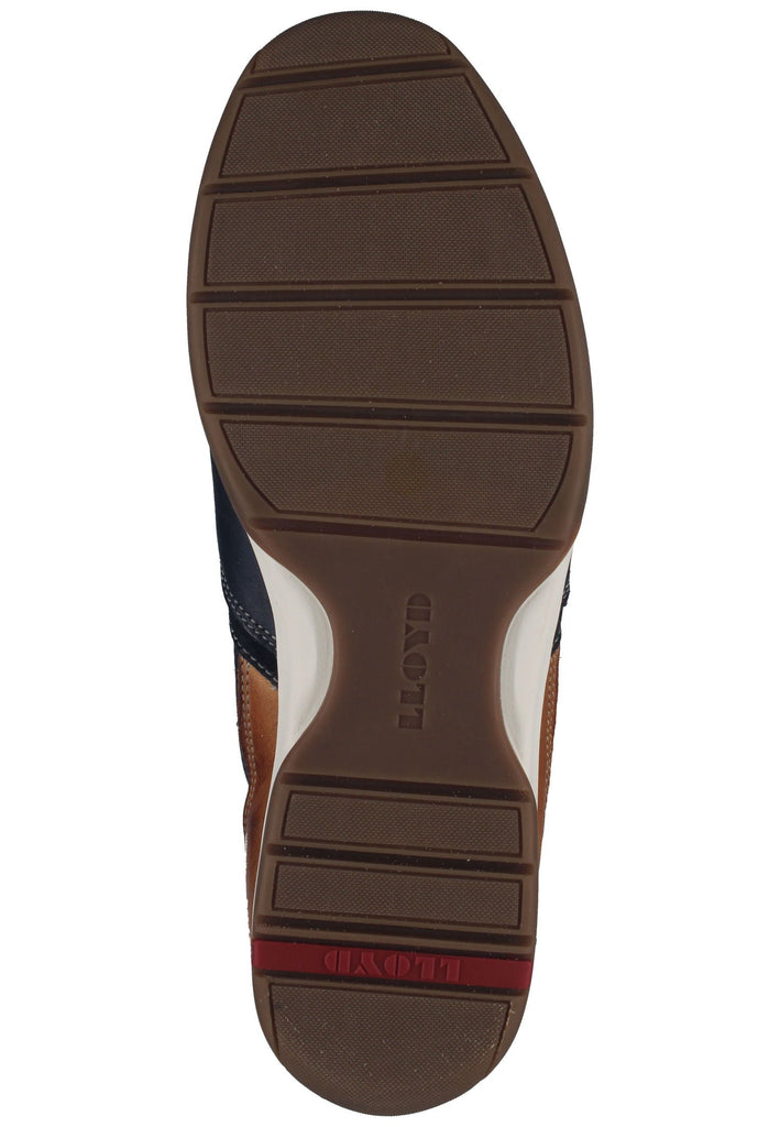 Lloyd Slipper Leder/Textil Marine