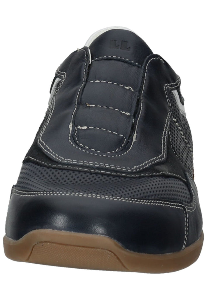 Lloyd Slipper Leder/Textil Marine