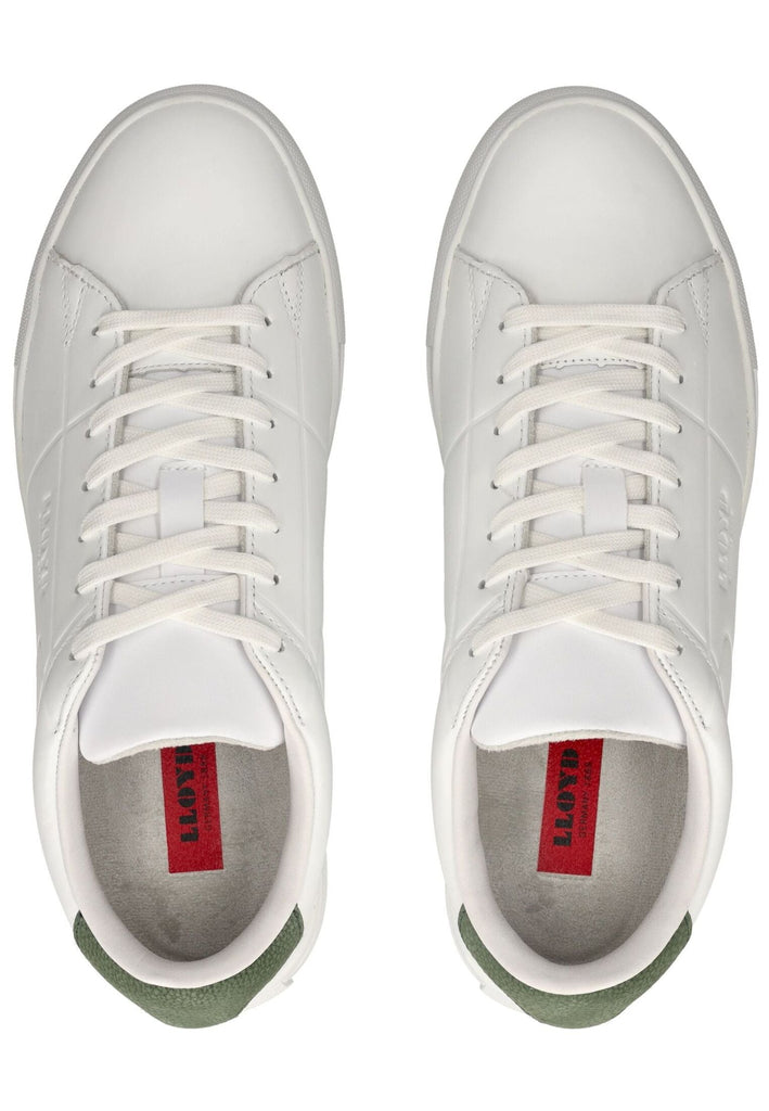 Lloyd Sneaker Glattleder Weiß Kombi