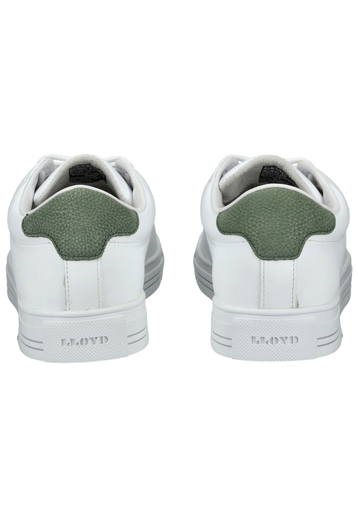 Lloyd Sneaker Glattleder Weiß Kombi