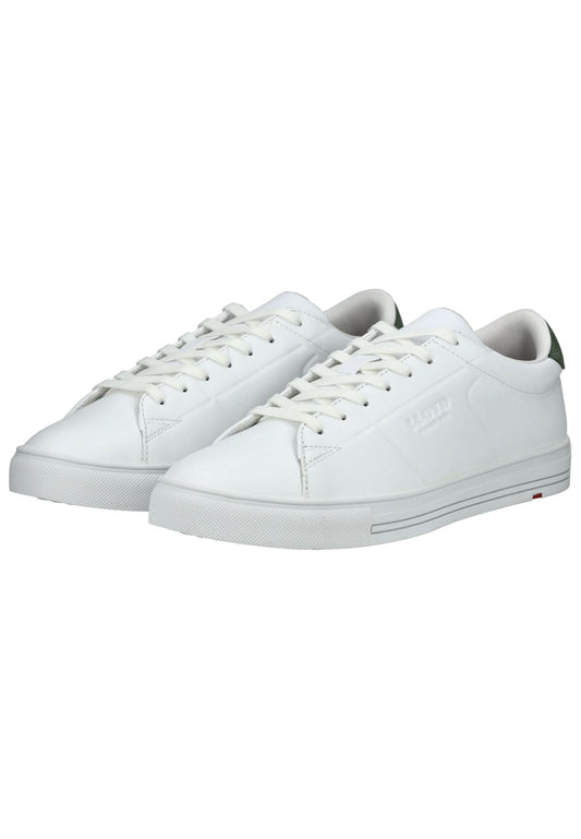 Lloyd Sneaker Glattleder Weiß Kombi