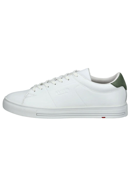 Lloyd Sneaker Glattleder Weiß Kombi