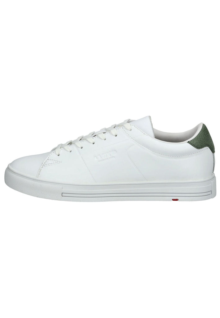 Lloyd Sneaker Glattleder Weiß Kombi