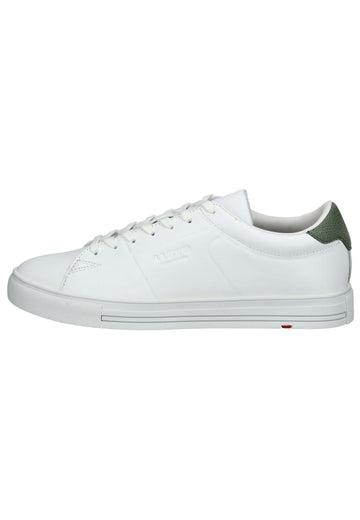 Lloyd Sneaker Glattleder Weiß Kombi